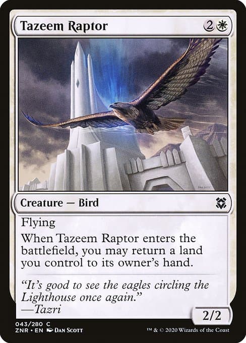 Tazeem Raptor 2020 Magic: The Gathering Zendikar Rising