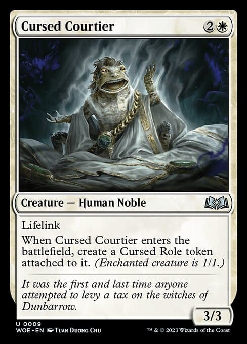 Cursed Courtier 2023 Magic: The Gathering Wilds of Eldraine