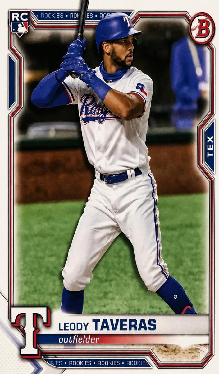 Leody Taveras 2021 bowman Bowman