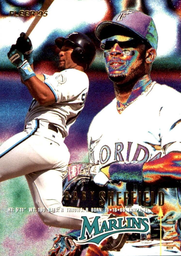 Gary Sheffield 1995 fleer Fleer