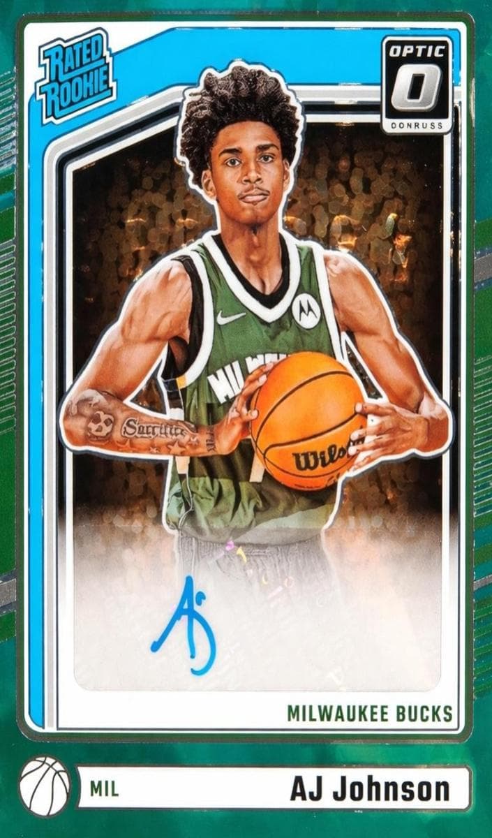 AJ Johnson 2024 panini Donruss Optic