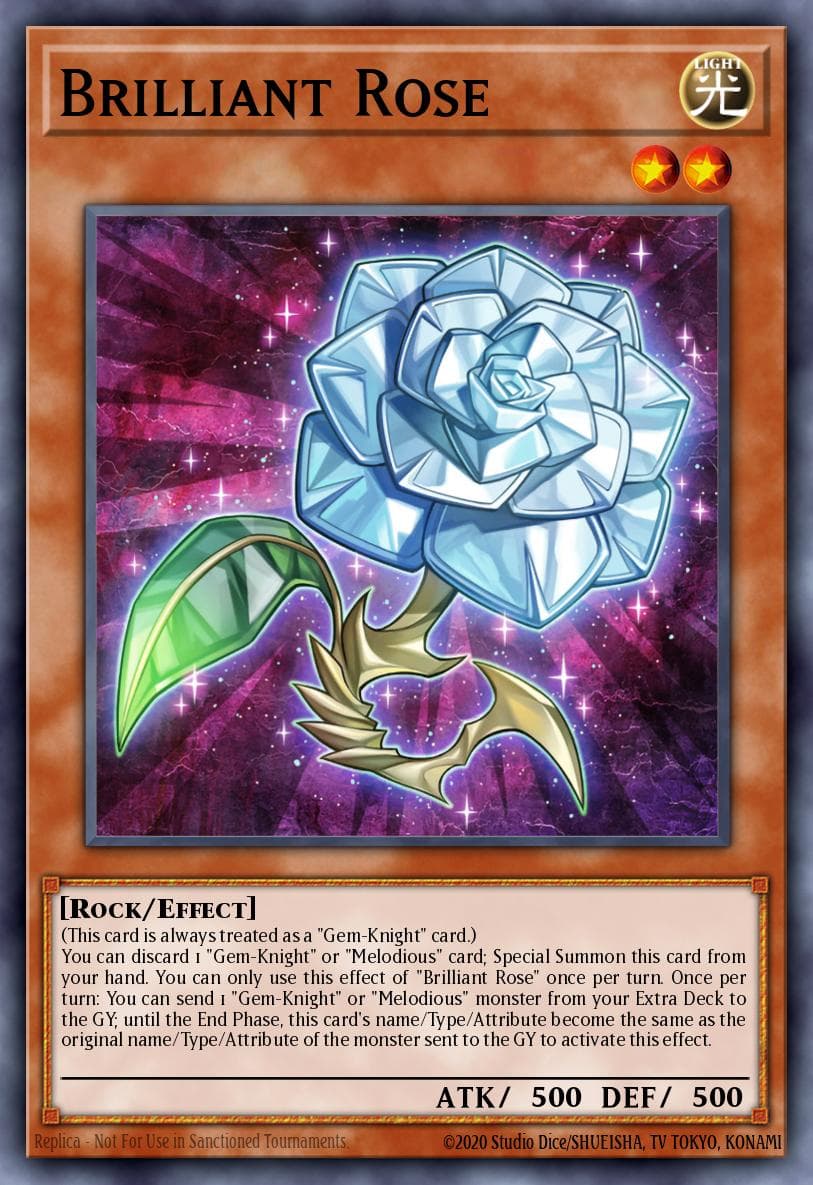 Brilliant Rose 2022 Yu-Gi-Oh! Power Of The Elements