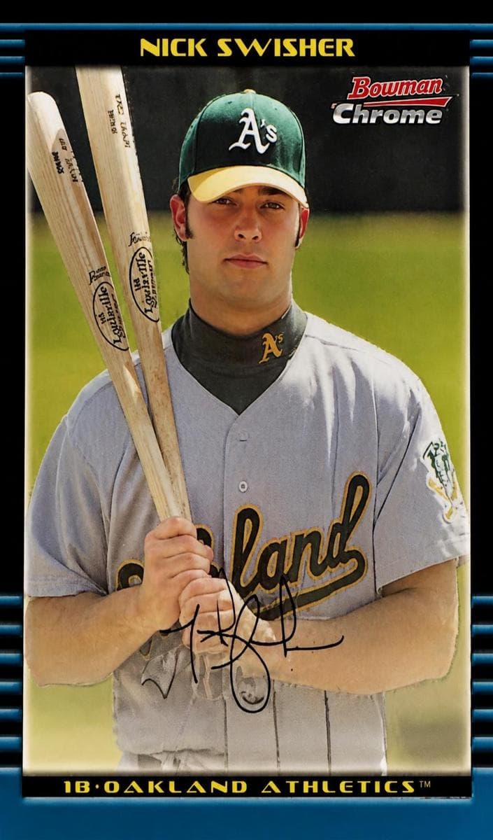 Nick Swisher 2002 bowman Bowman Draft Picks & Prospects