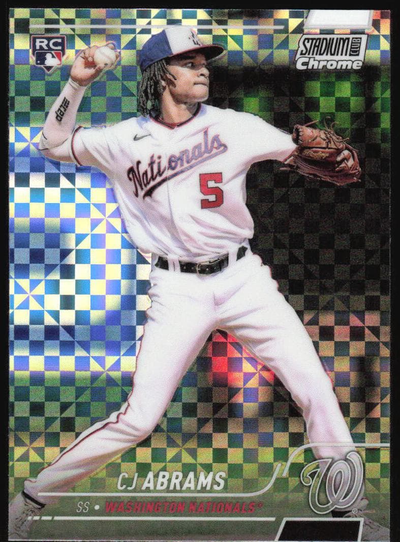 CJ Abrams 2022 topps Stadium Club