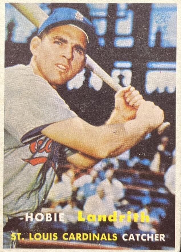 Hobie Landrith 1957 topps Topps