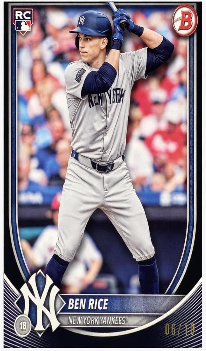 Ben Rice 2025 bowman Bowman