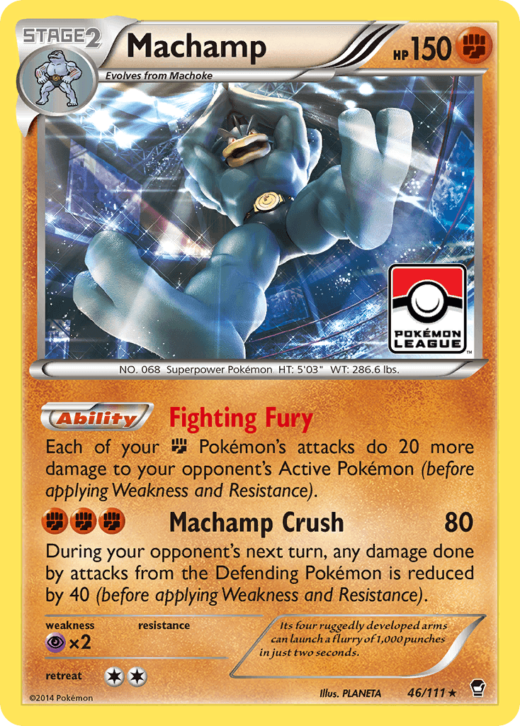 Machamp 2014 Pokemon Furious Fists