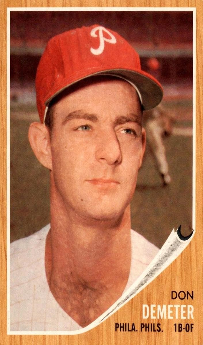 Don Demeter 1962 topps Topps