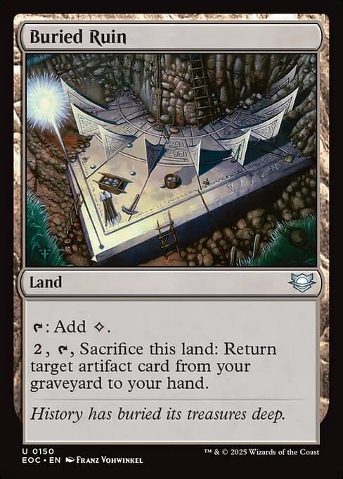 Buried Ruin 2020 Magic: The Gathering