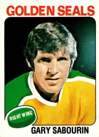 Gary Sabourin 1975 topps Topps