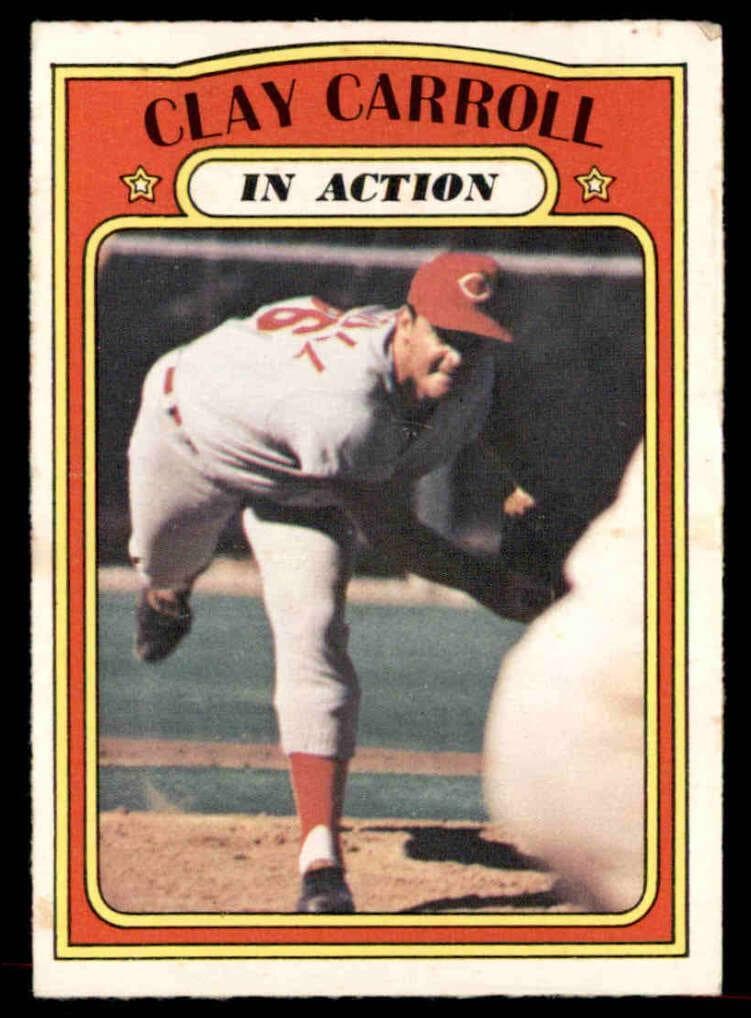 Clay Carroll 1972 topps O-Pee-Chee