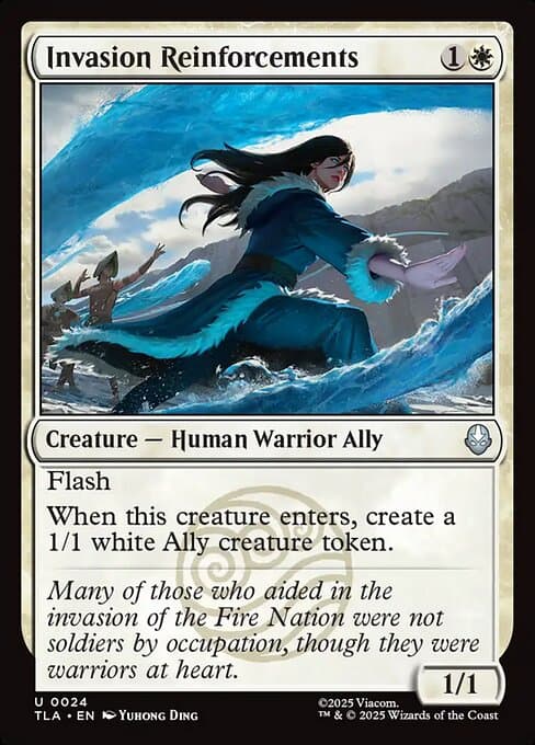 Invasion Reinforcements 2025 Magic: The Gathering Avatar: The Last Airbender