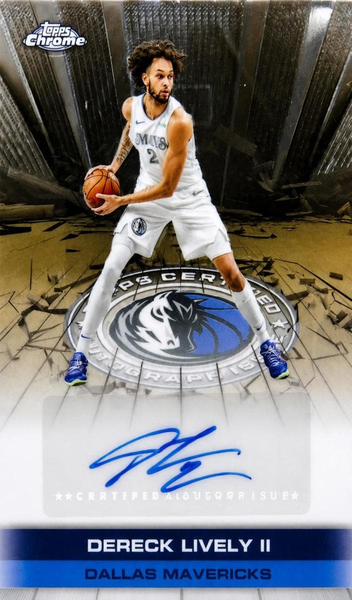 Dereck Lively II 2025 topps Topps Chrome