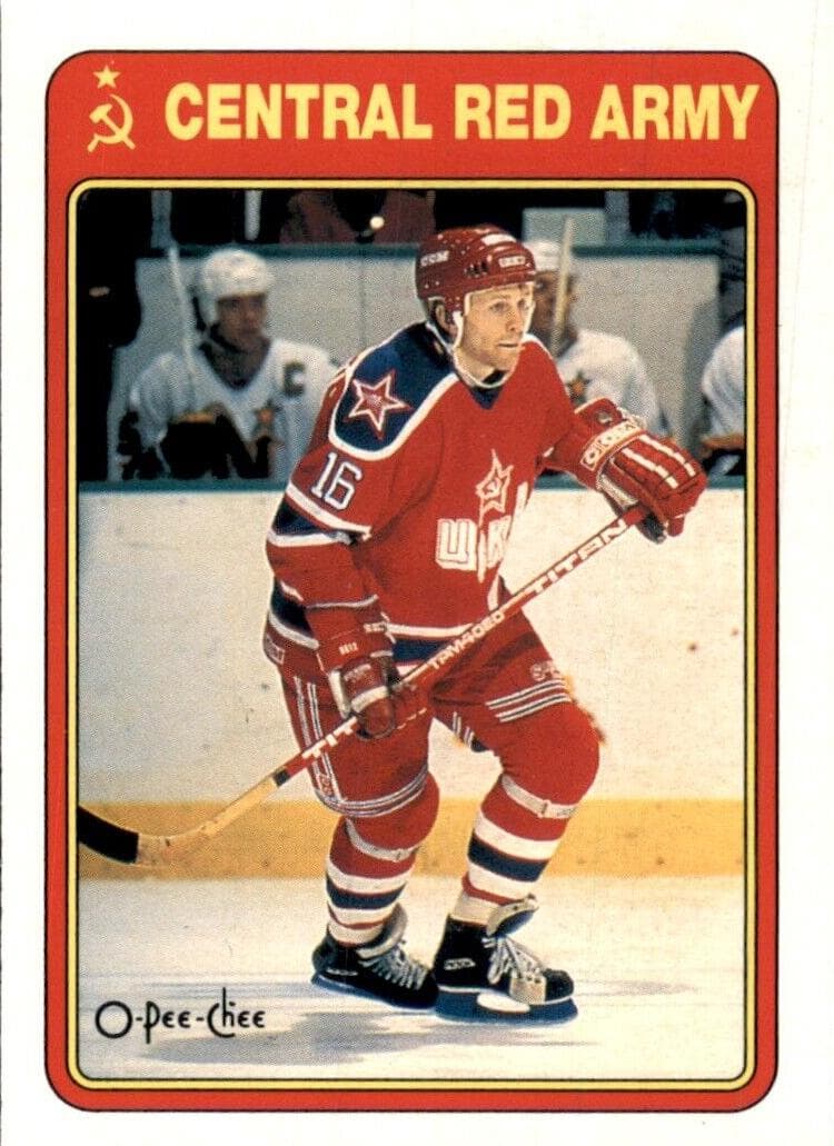 Vladimir Konstantinov 1990 topps O-Pee-Chee