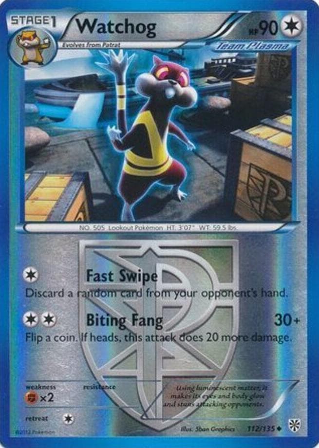 Watchog trading card