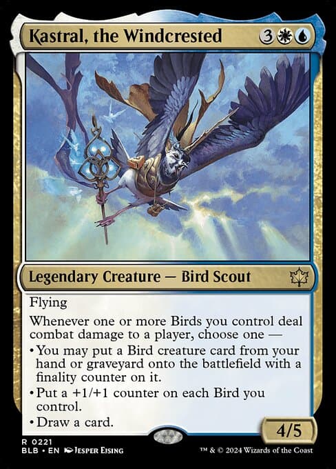 Kastral, the Windcrested 2024 Magic: The Gathering Bloomburrow