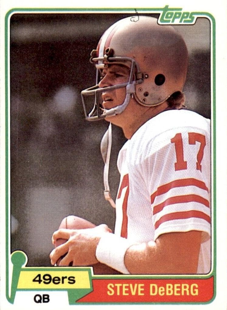 Steve DeBerg 1981 topps Topps