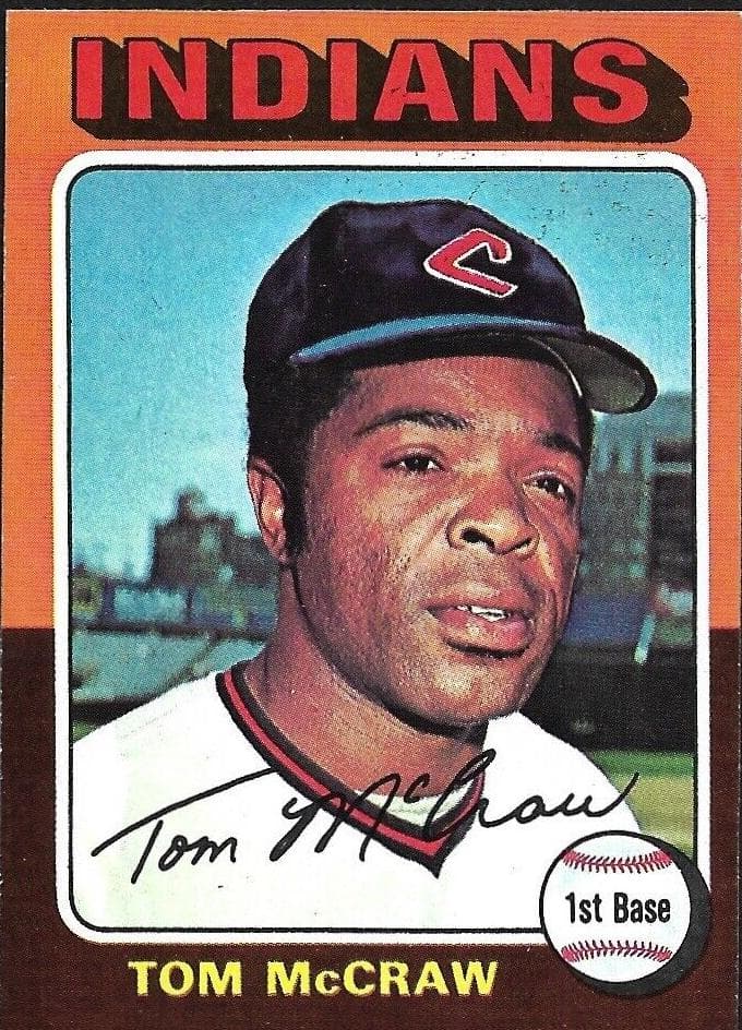 Tom McCraw 1975 topps Topps
