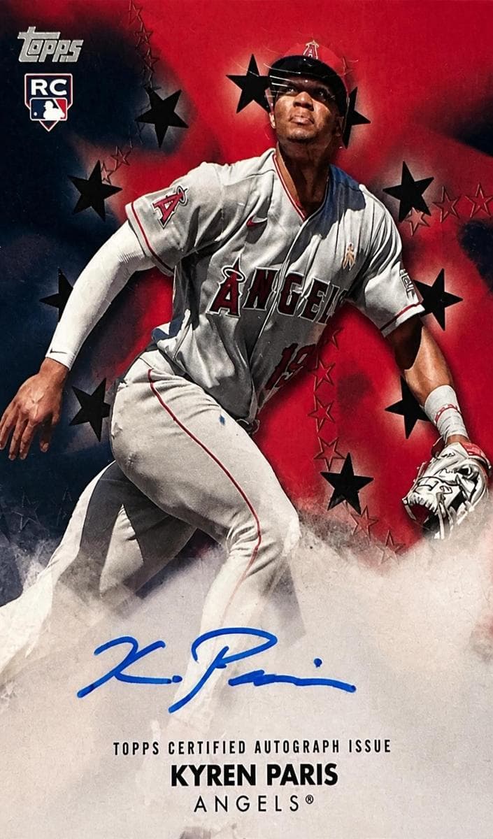 Kyren Paris 2024 topps Topps Update