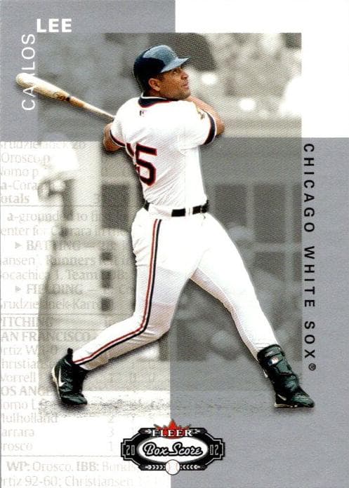 Carlos Lee 2002 fleer Fleer Box Score