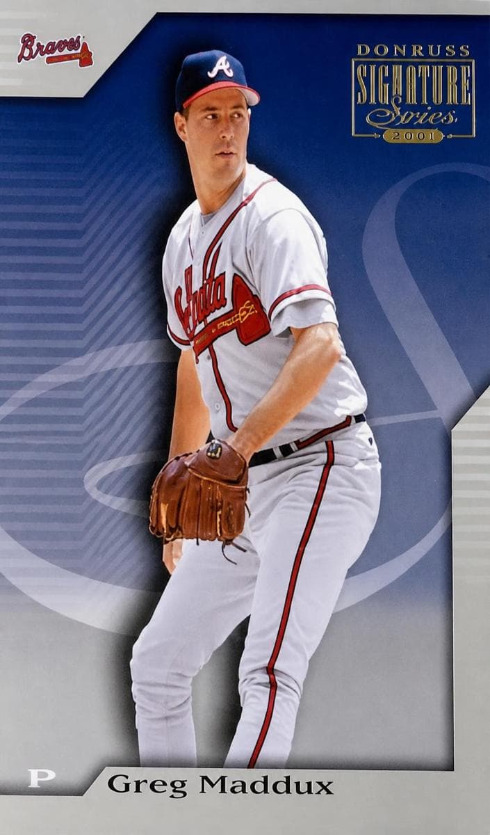 Greg Maddux 2001 panini Donruss Signature