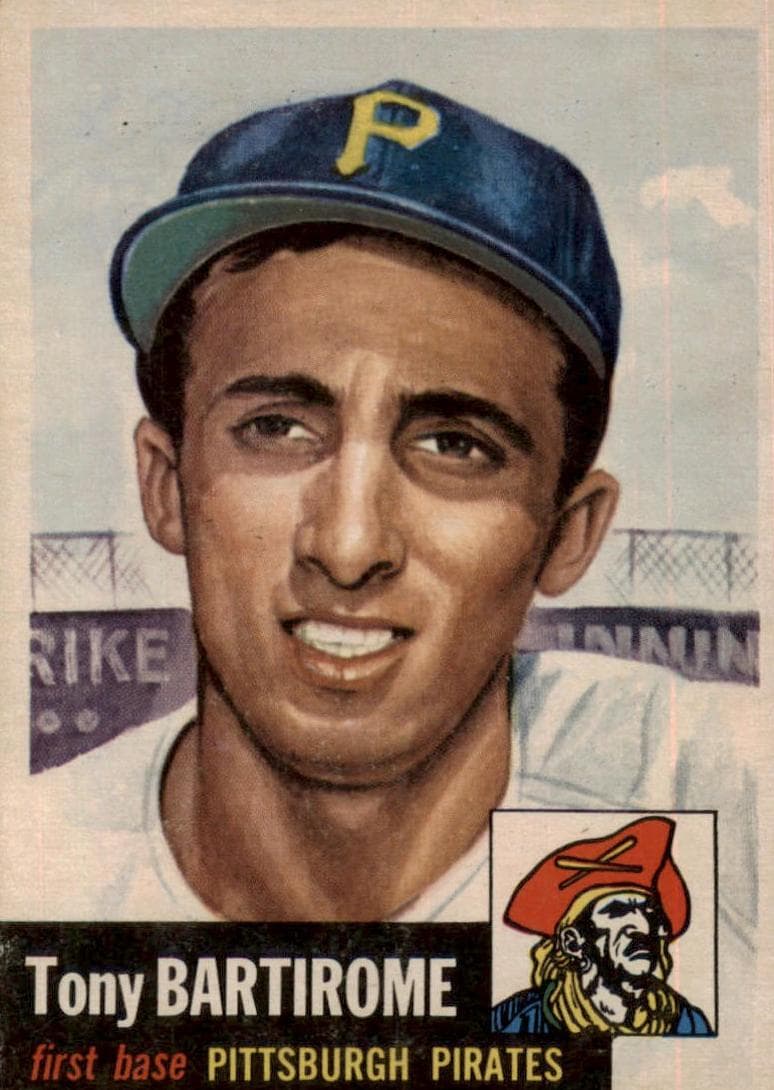 Tony Bartirome 1953 topps Topps