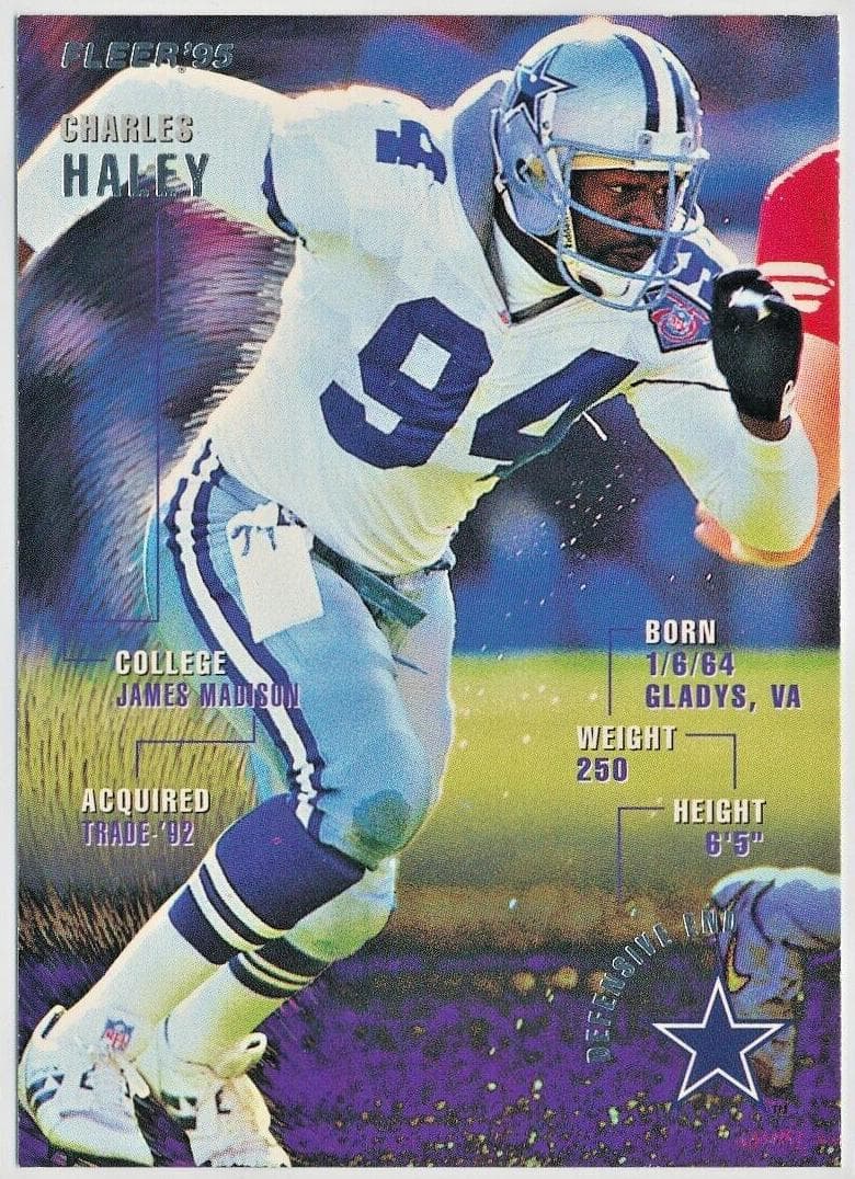 Charles Haley 1995 fleer