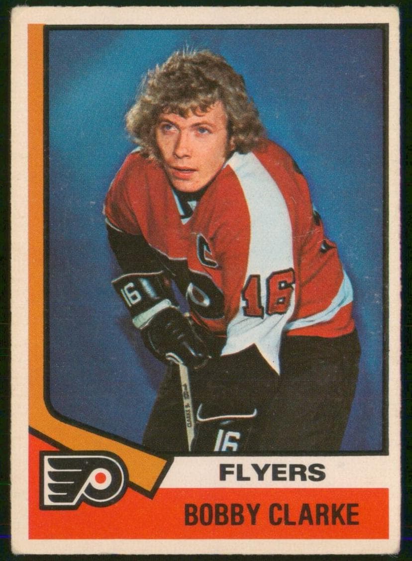 Bobby Clarke 1974 topps O-Pee-Chee