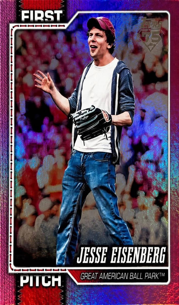 Jesse Eisenberg trading card