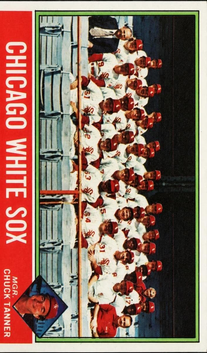 Chicago White Sox / Chuck Tanner 1976 topps Topps