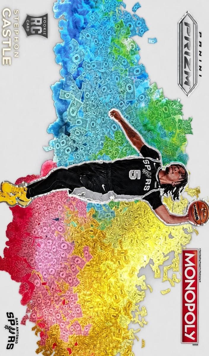 Stephon Castle 2024 panini Panini Prizm Monopoly