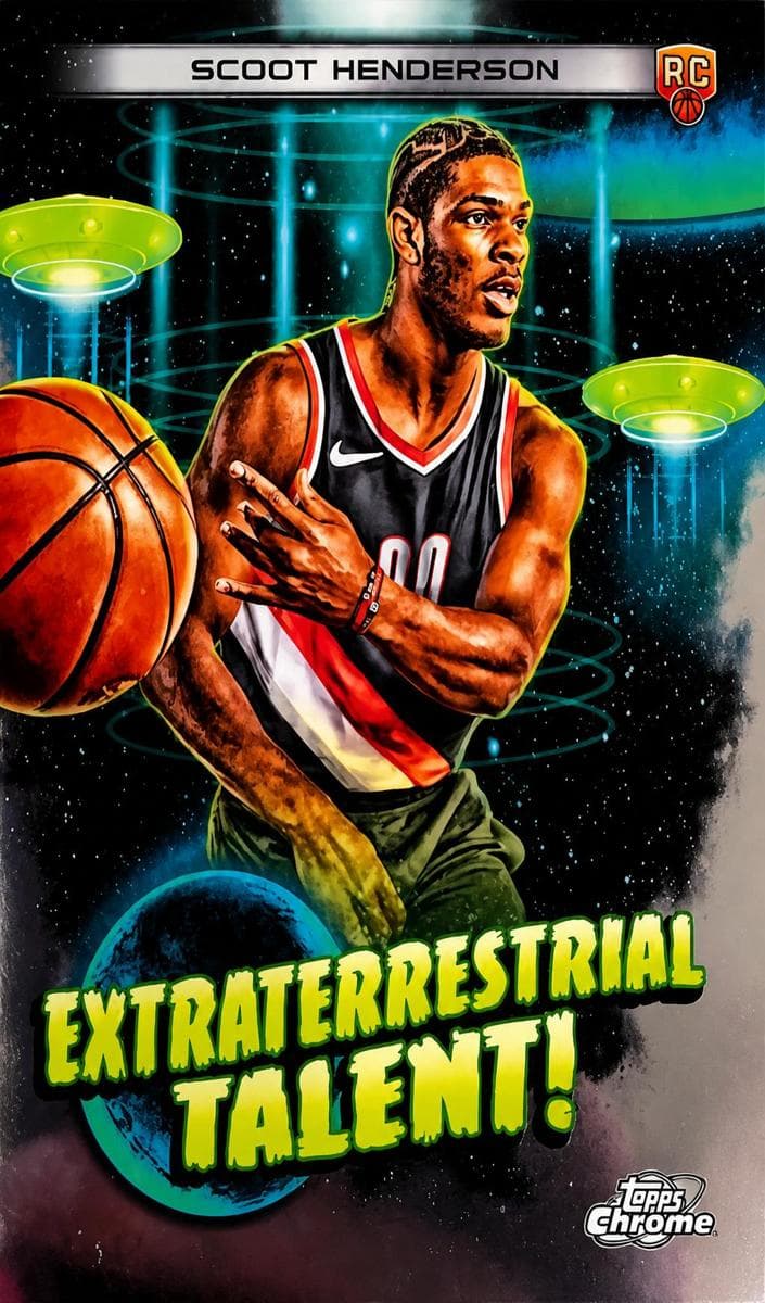 Scoot Henderson 2023 topps Topps Chrome Cosmic