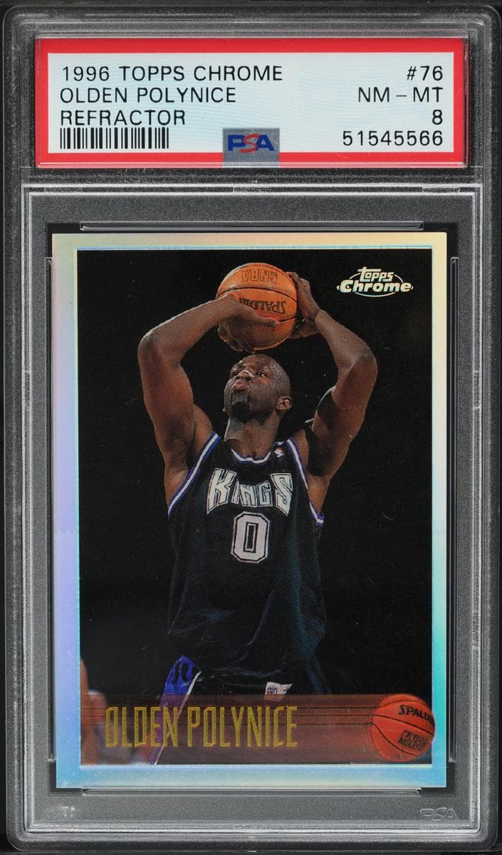 Olden Polynice 1996 topps Chrome