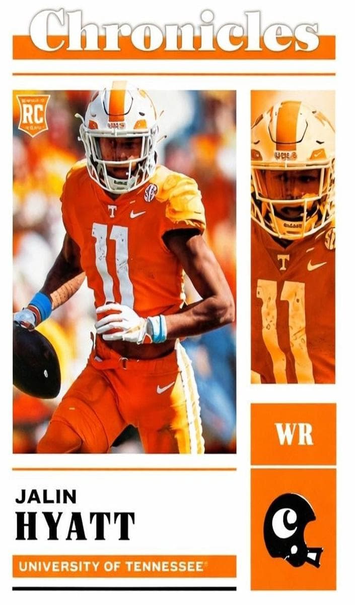 Jalin Hyatt 2023 panini Panini Select Draft Picks