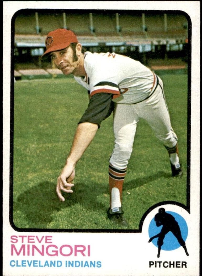Steve Mingori 1973 topps Topps