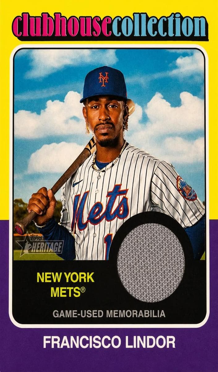 Francisco Lindor 2024 topps Topps Heritage