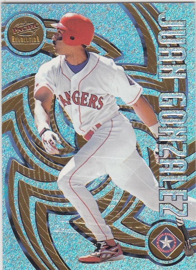 Juan Gonzalez 1998 panini Pacific Revolution
