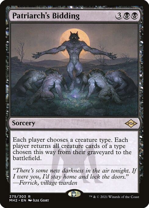 Patriarch's Bidding #161