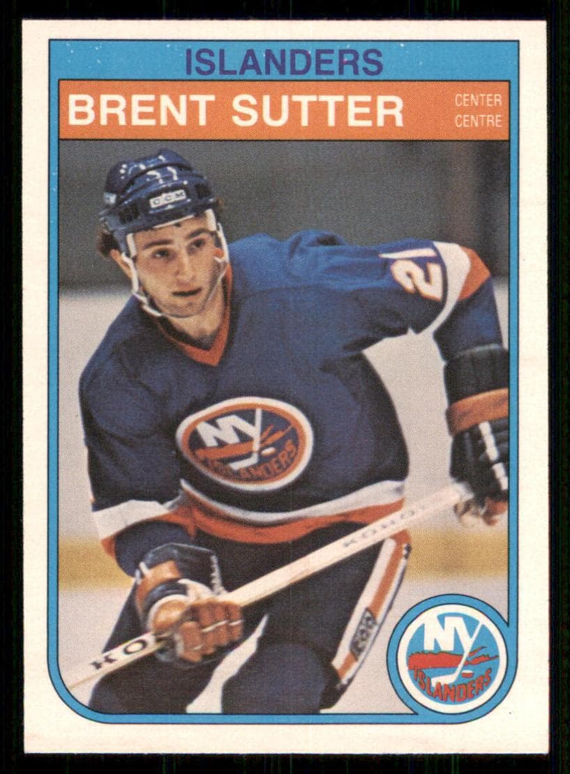 Brent Sutter 1982 topps O-Pee-Chee