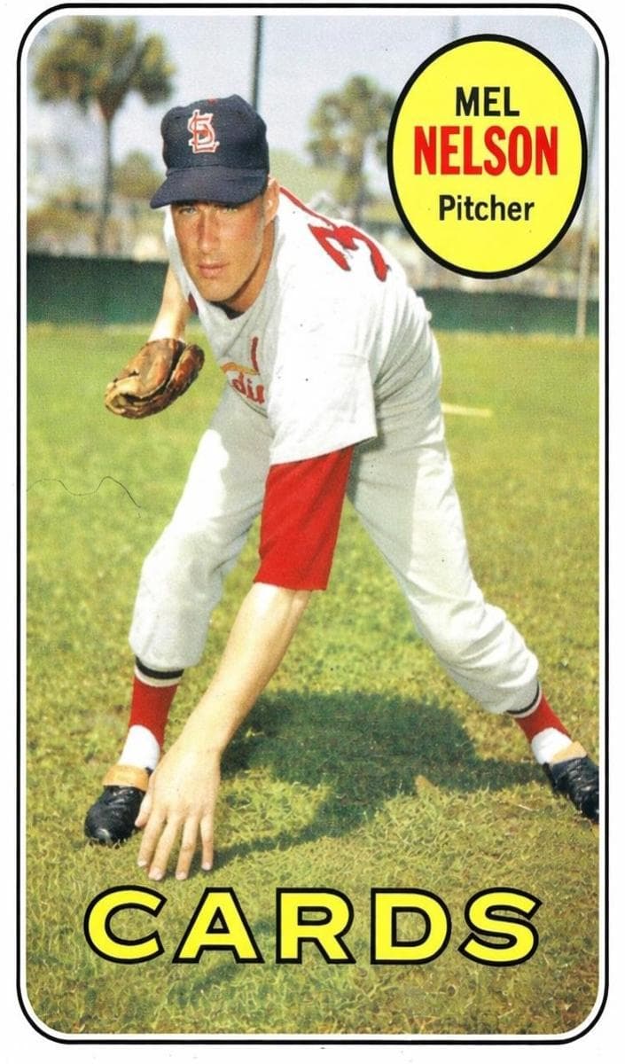 Mel Nelson 1969 topps O-Pee-Chee