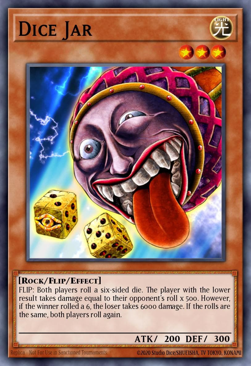 Dice Jar 2002 Yu-Gi-Oh! Japanese Pharaonic Guardian