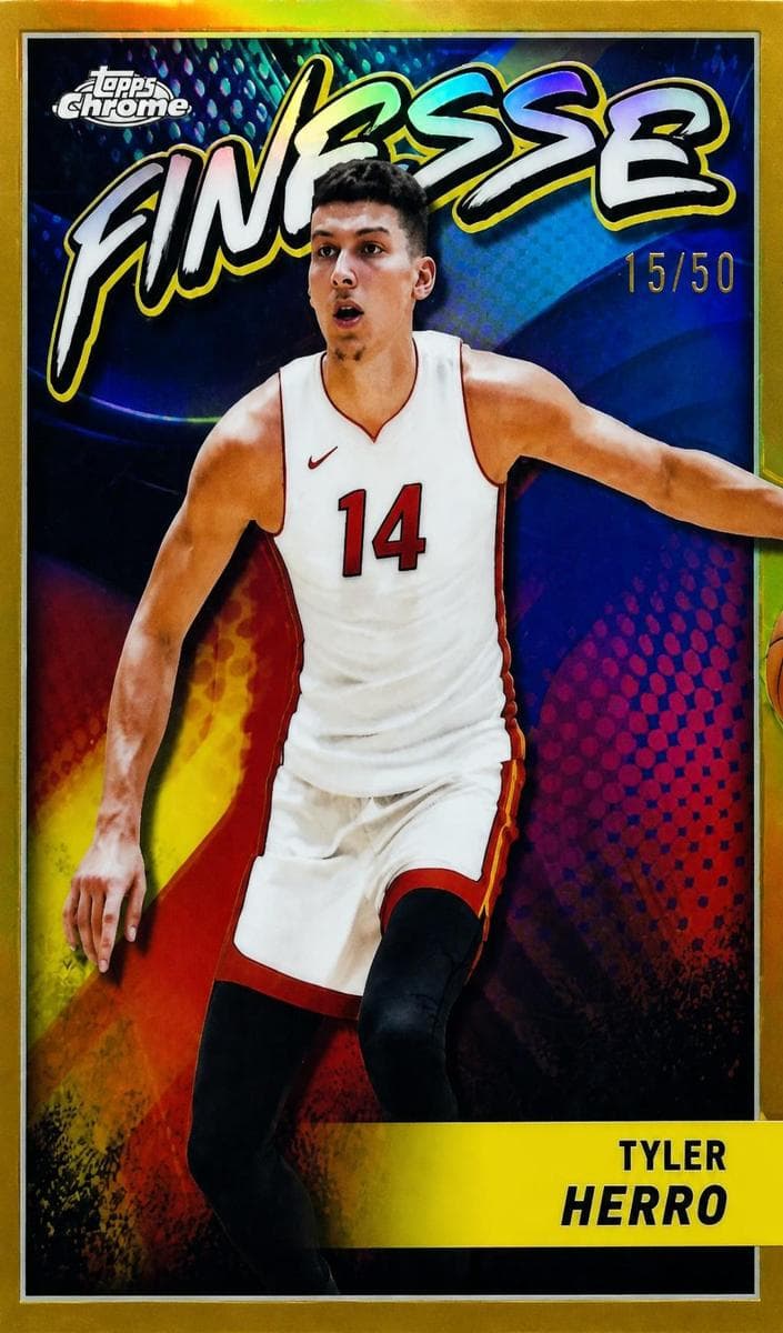 Tyler Herro 2023 topps Topps Chrome