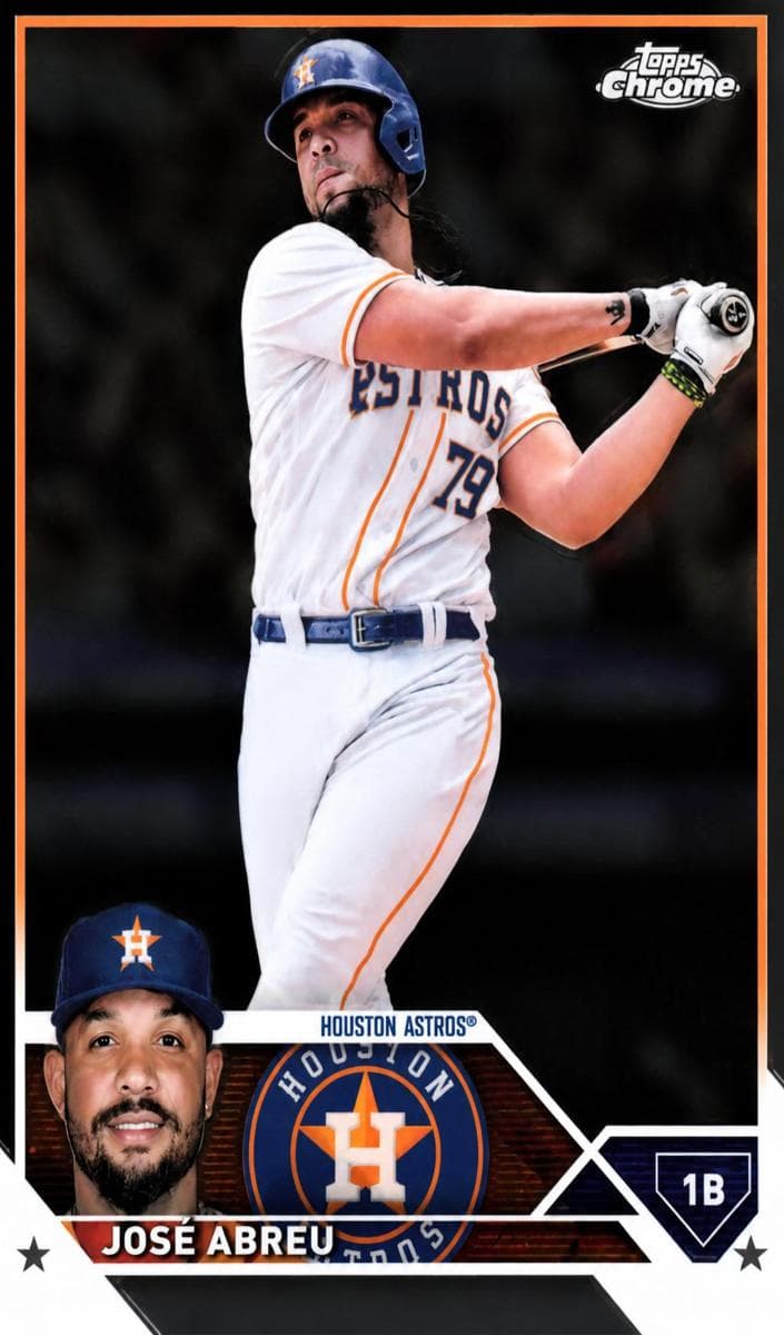 José Abreu 2023 topps Topps Chrome