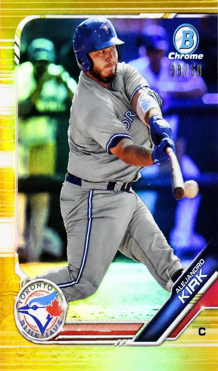 Alejandro Kirk 2019 bowman Bowman Draft Sapphire Edition