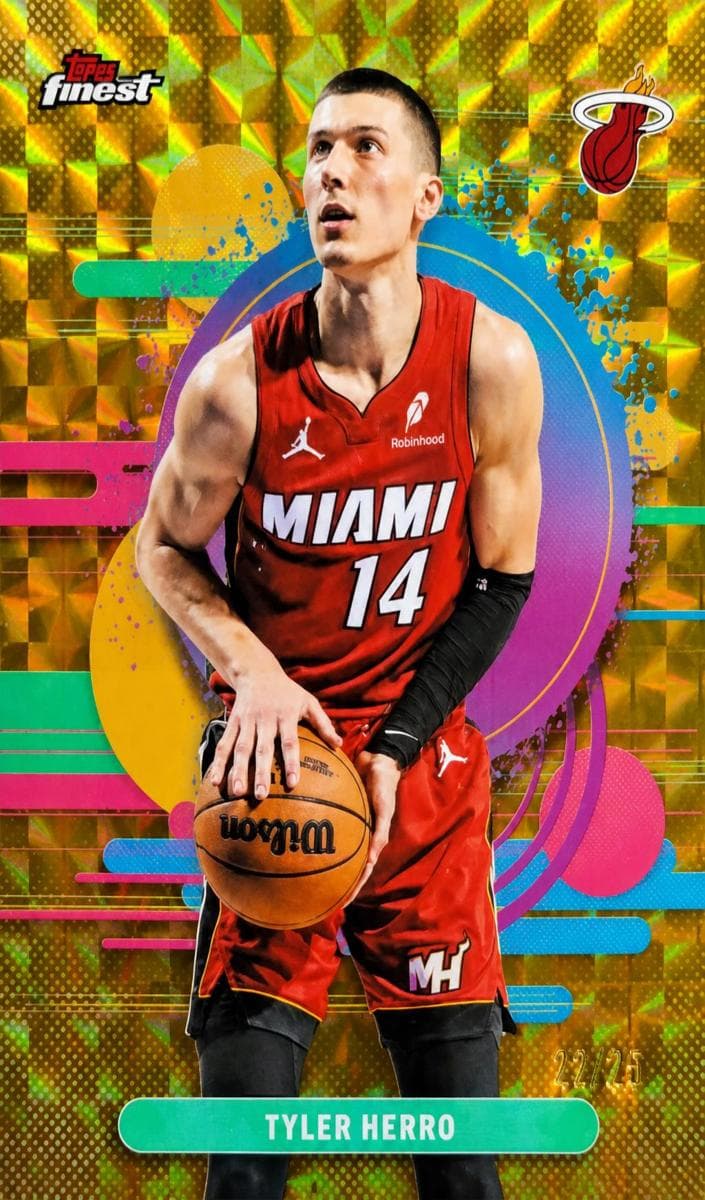 Tyler Herro 2025 topps Topps Finest