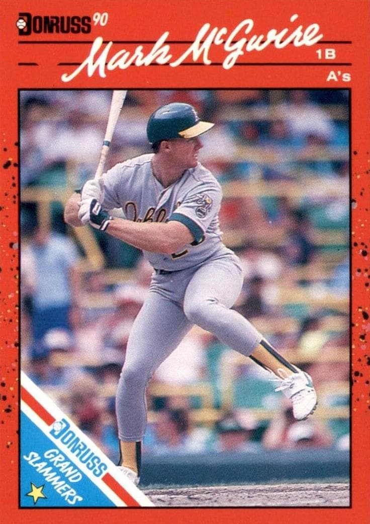Mark McGwire 1990 panini Donruss