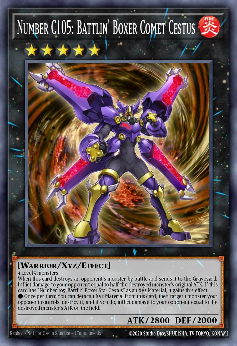 Number C105: Battlin' Boxer Comet Cestus #MP14-EN029