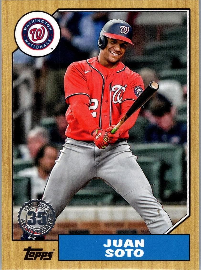 Juan Soto 2022 topps Topps Update