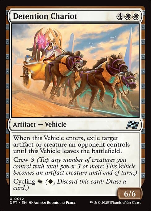 Detention Chariot 2025 Magic: The Gathering