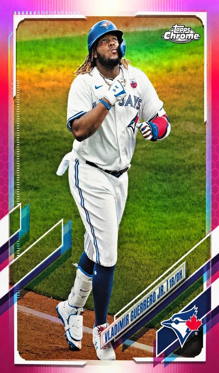 Vladimir Guerrero Jr. 2021 topps Topps Chrome